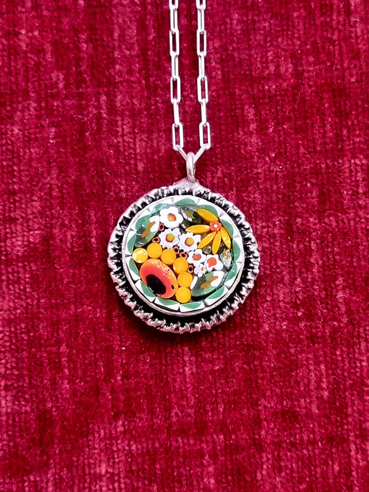 Micro Mosaic Pendant