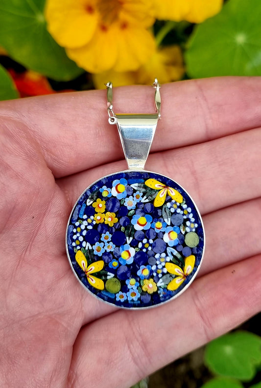 Micro Mosaic Pendant