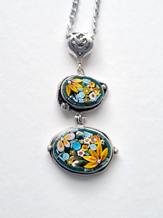 Mosaic Double Pendant