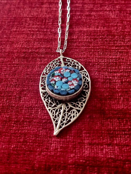 Filigree Leaf Pendant