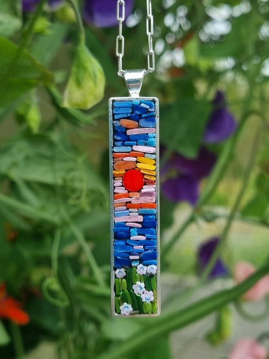 Sunset Mosaic Pendant