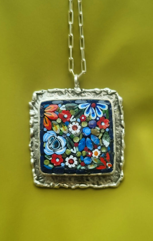 Micro Mosaic Pendant