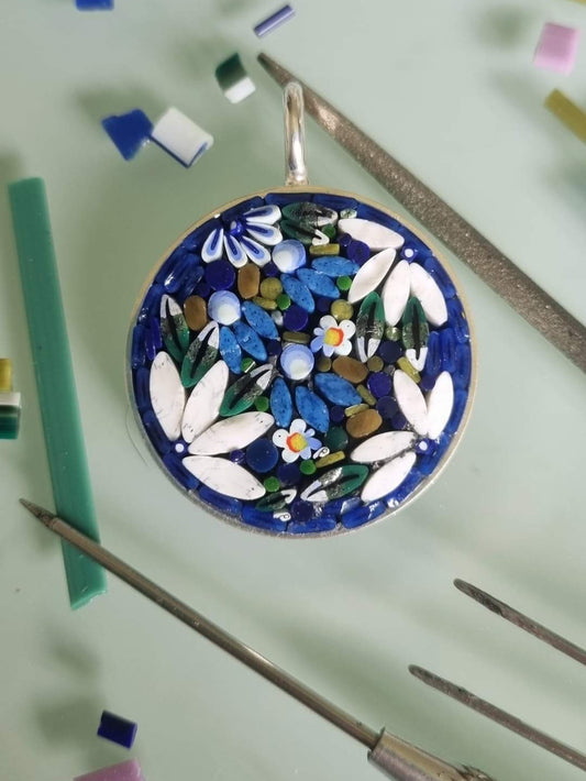 Micro Mosaic Pendant