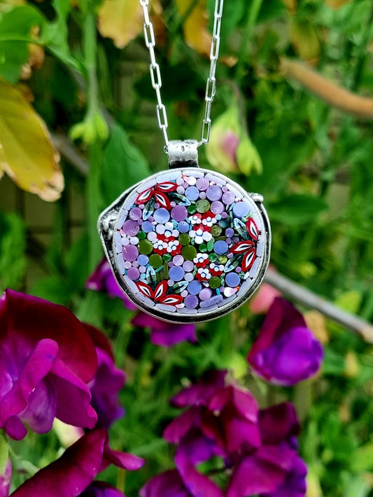 Micro Mosaic Pendant