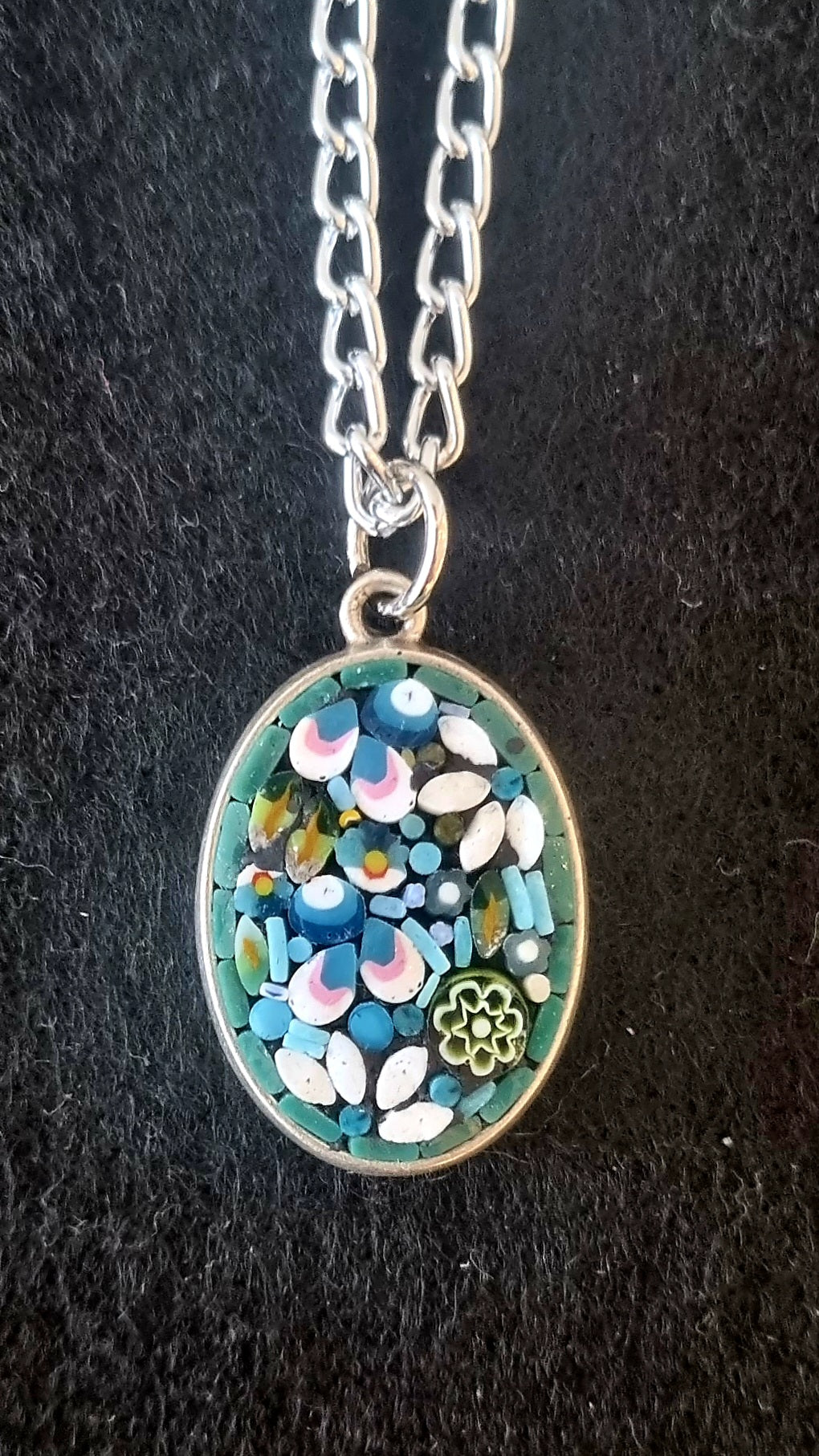 Micro mosaic. Pendant