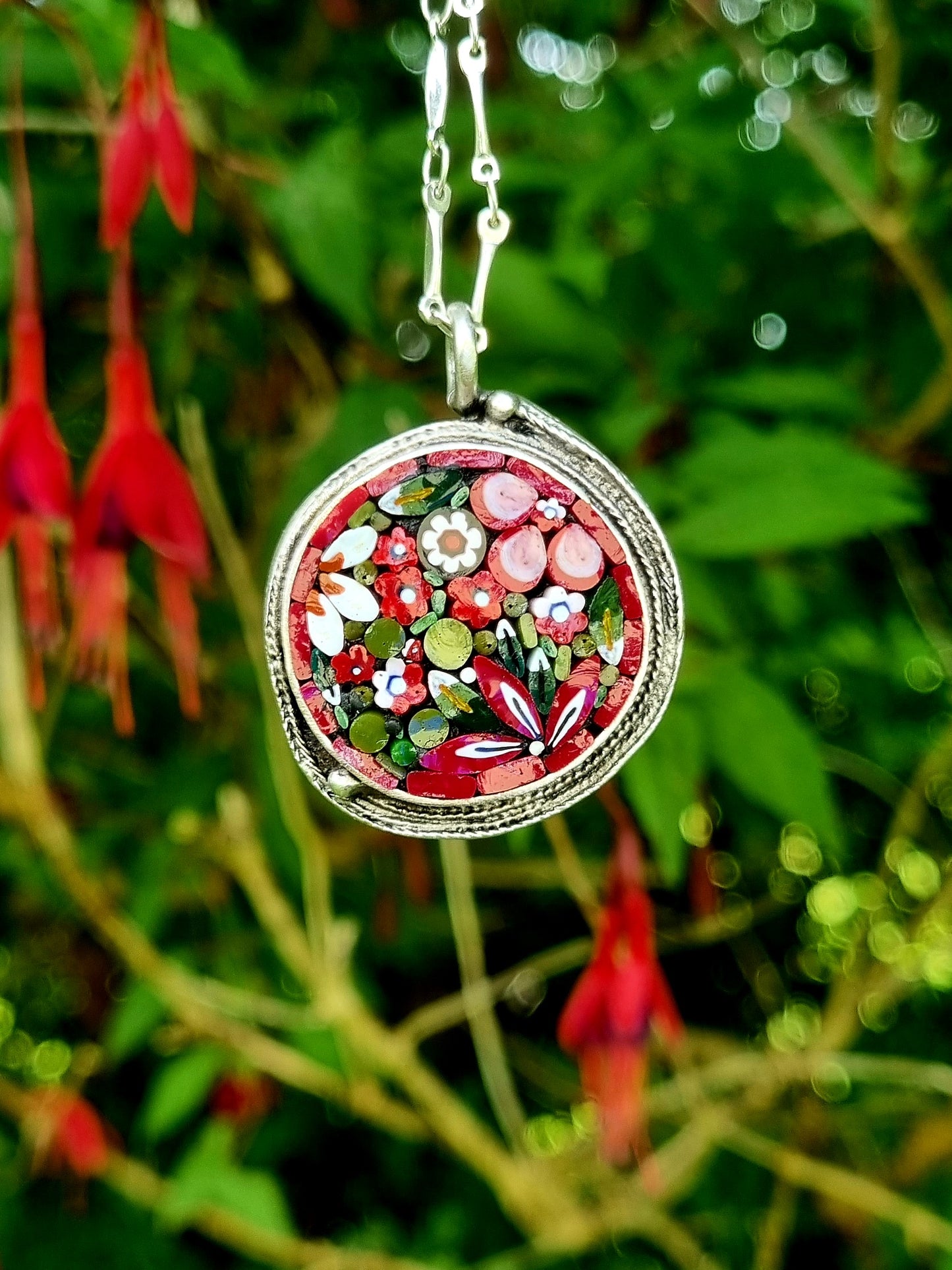 Micro Mosaic Pendant