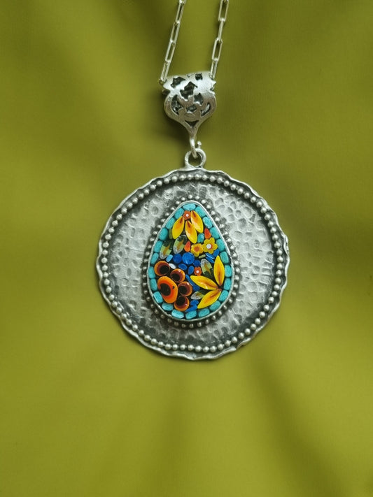 Micro Mosaic Pendant