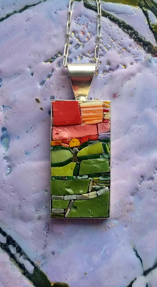 Micro Mosaic Pendant